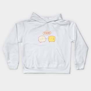 Te extraño como la arepa al queso! Kids Hoodie